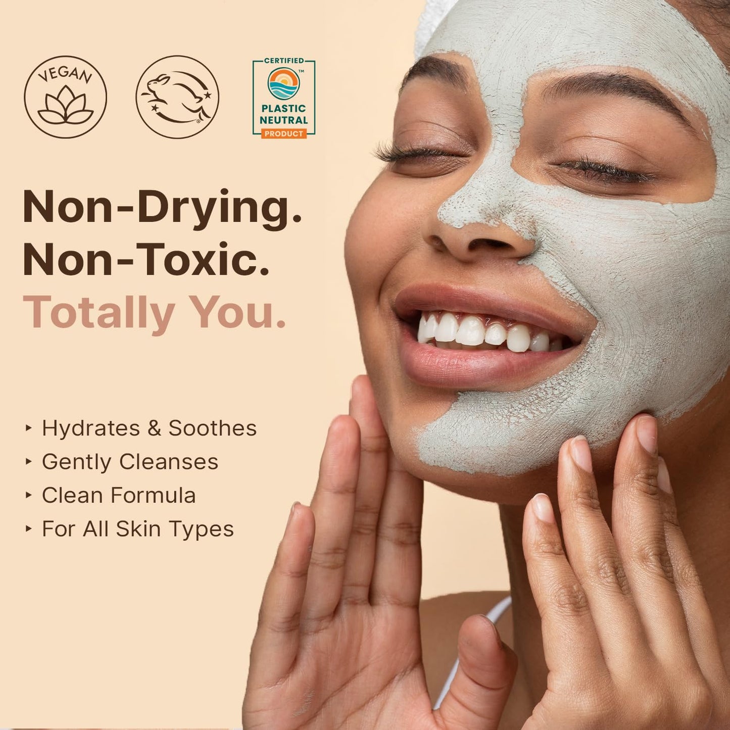Beauty by Earth Clay Mask for Face -4 fl oz