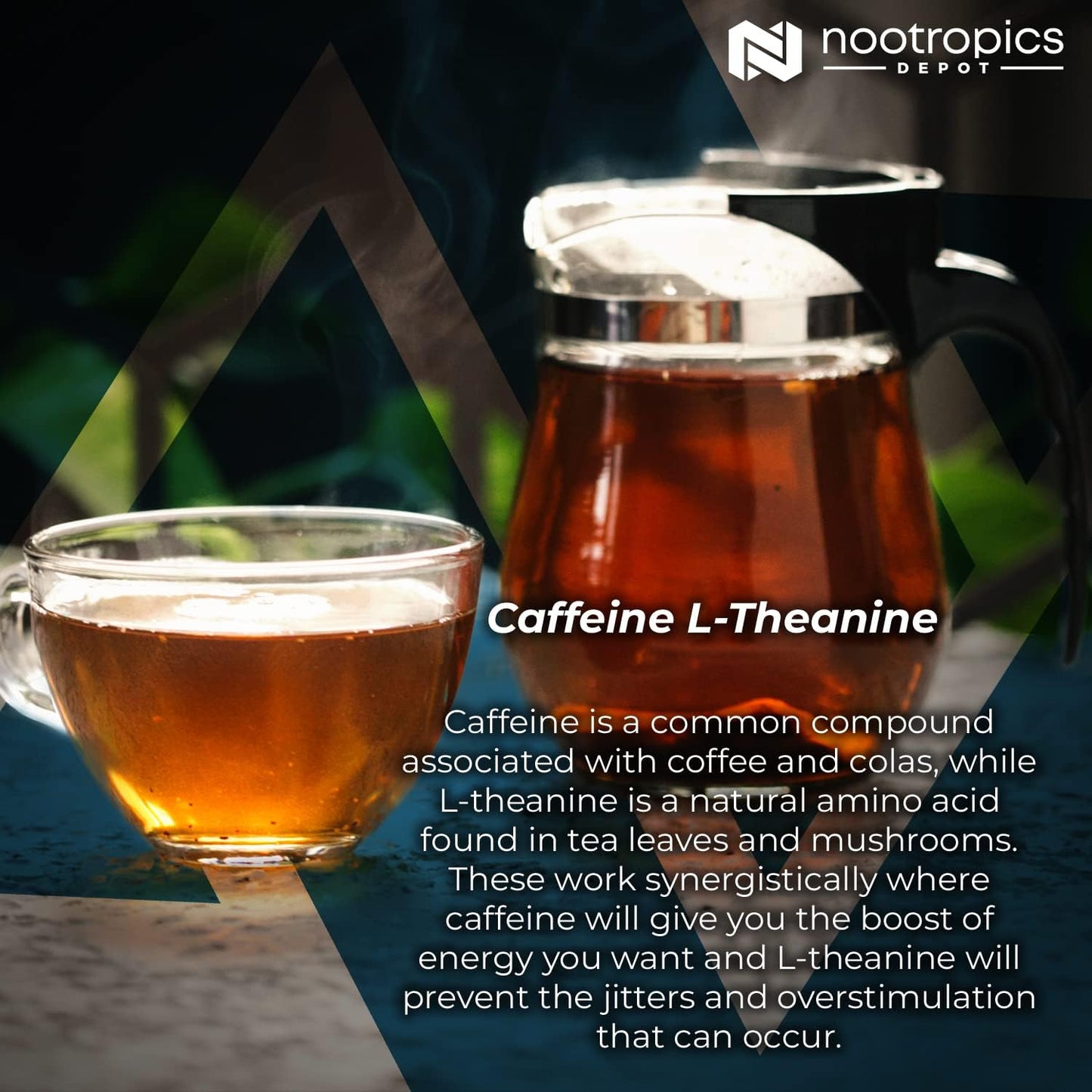 Caffeine and L-Theanine 60 Capsules