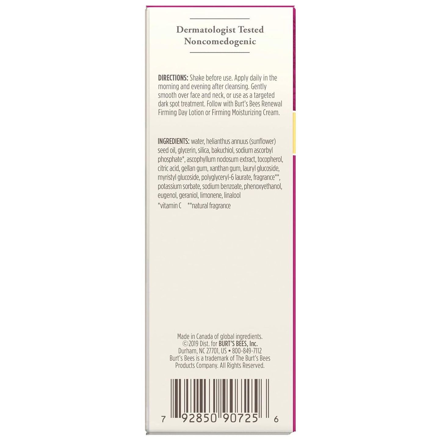 Burt's Bees Renewal Dark Spot Corrector 1 fl. oz.