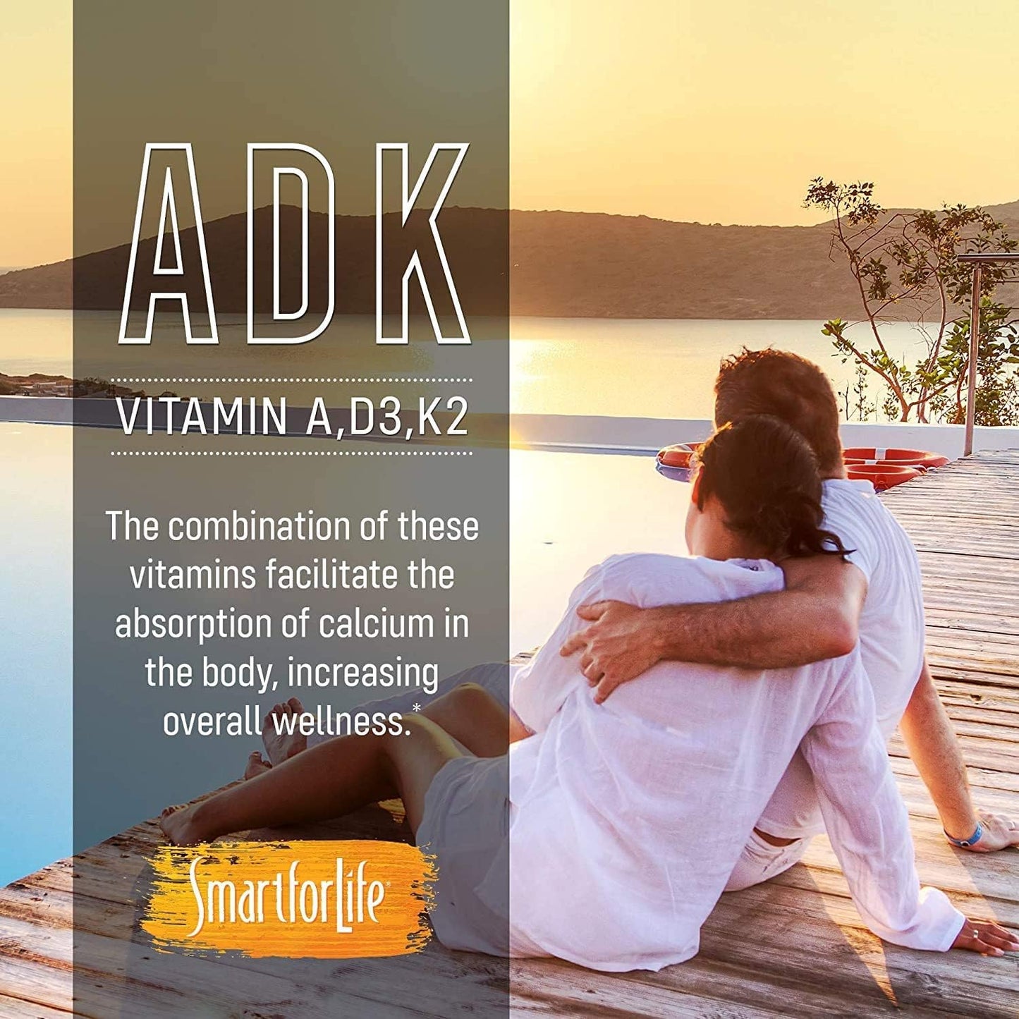 Smart for Life ADK Vitamins Supplement -90 vegeterian capsules