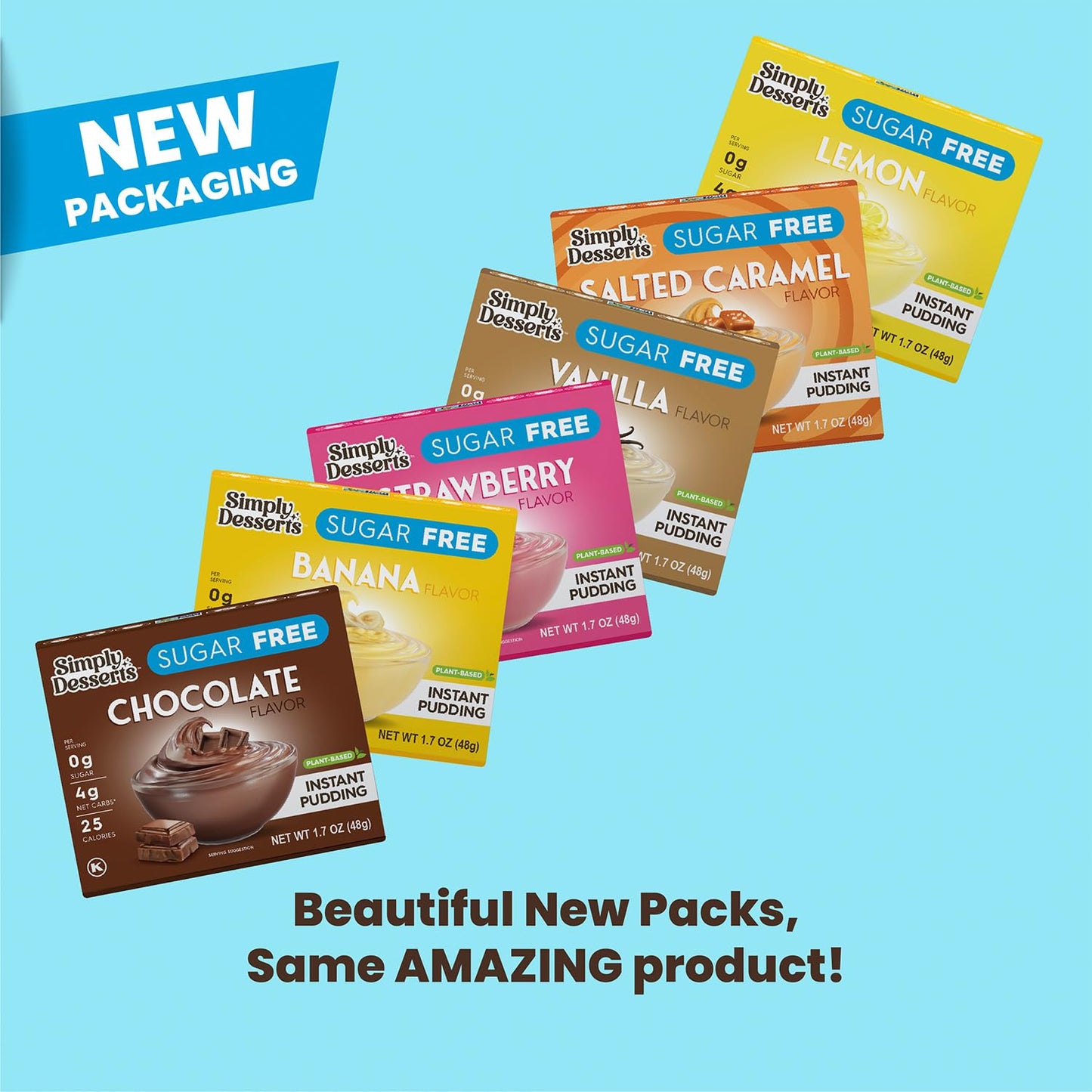 Simply Desserts Variety 6-Pack - 1.7 Oz Ea