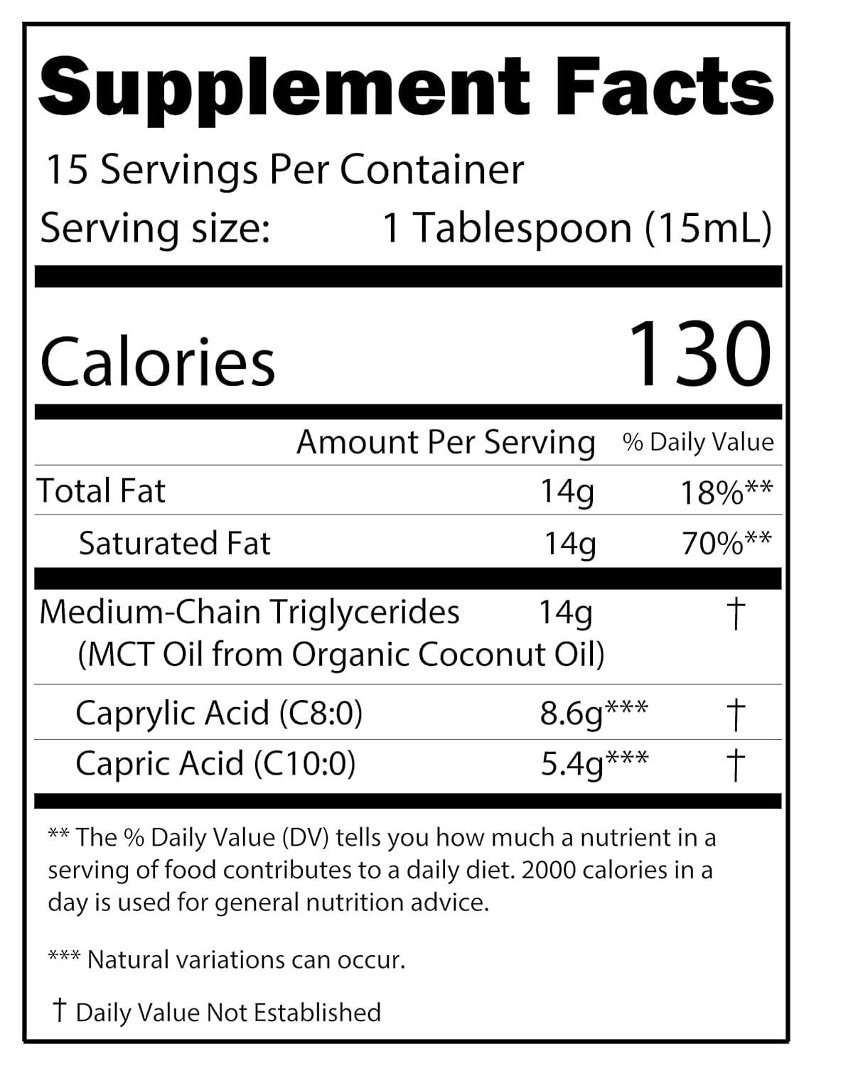 Kate Naturals MCT Oil for Coffee -8oz