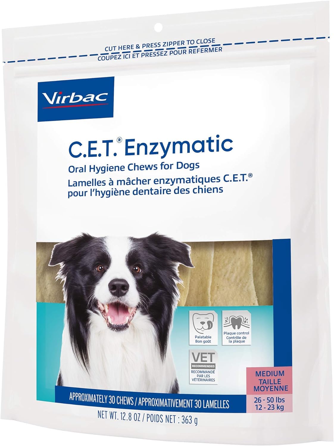 Virbac CET Enzymatic Oral Hygiene Chews for Dogs