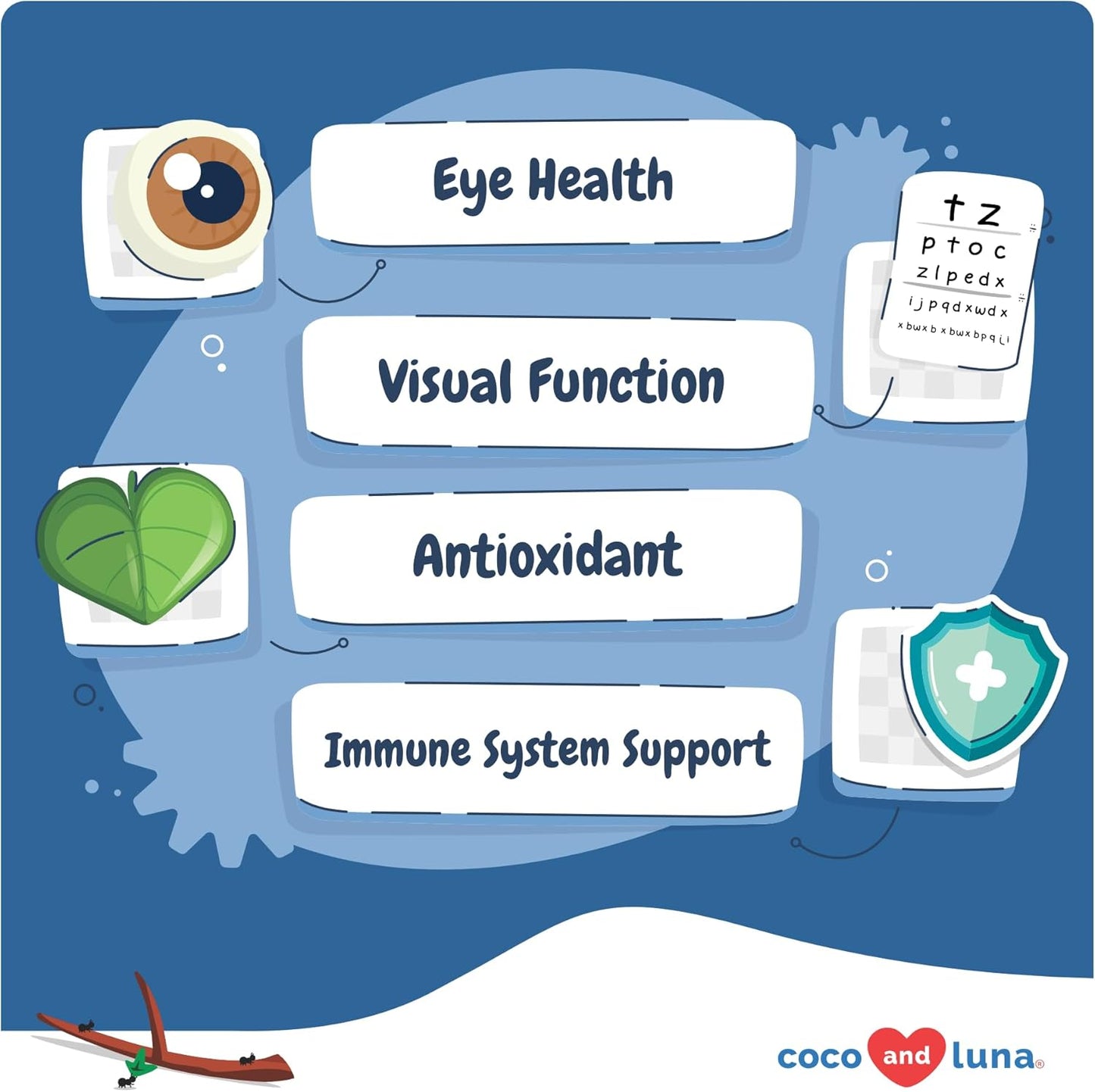 Eye Support for Dogs - 90 Soft Chews