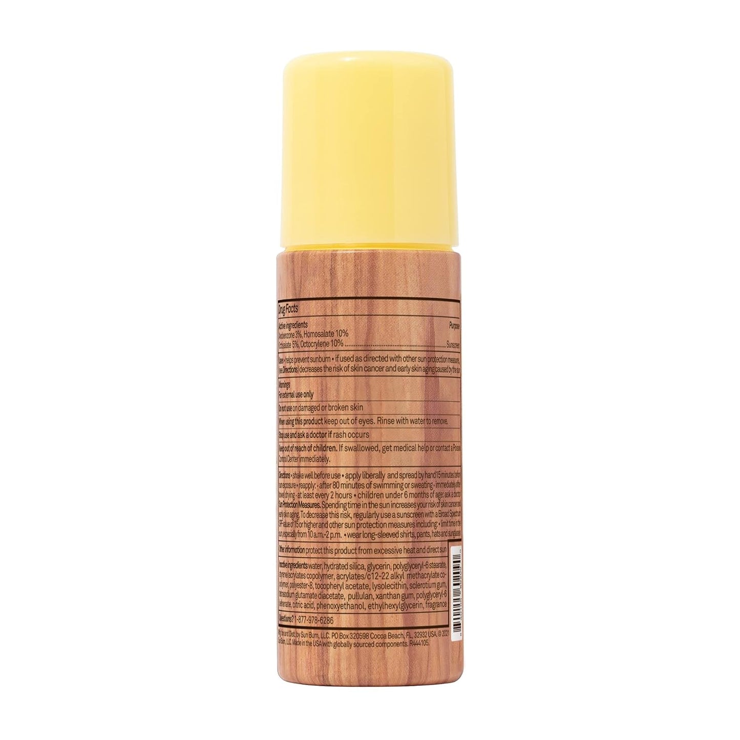 Sun Bum Original SPF 50 Roll-On Sunscreen Body Lotion 3 oz