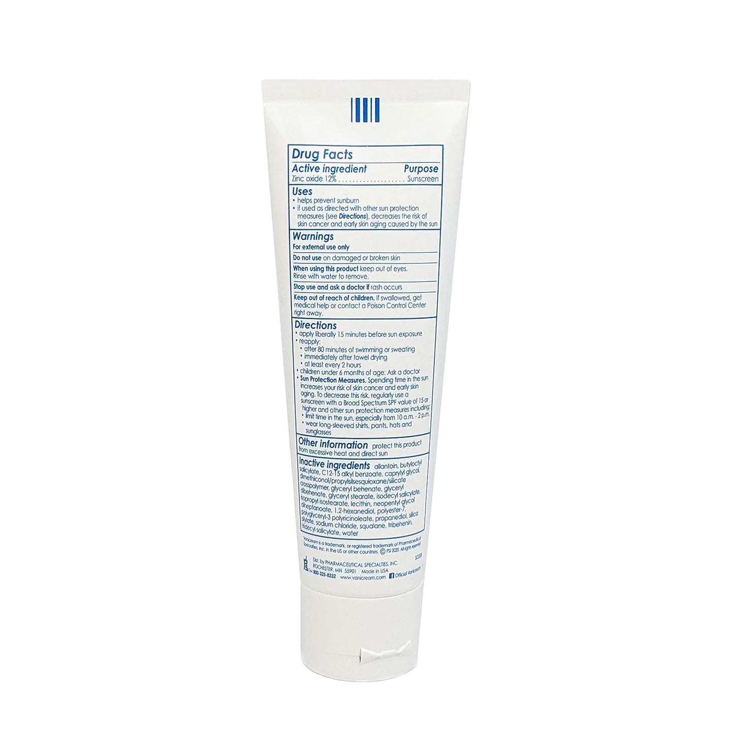 Vanicream Sunscreen Broad Spectrum SPF 50+ oz