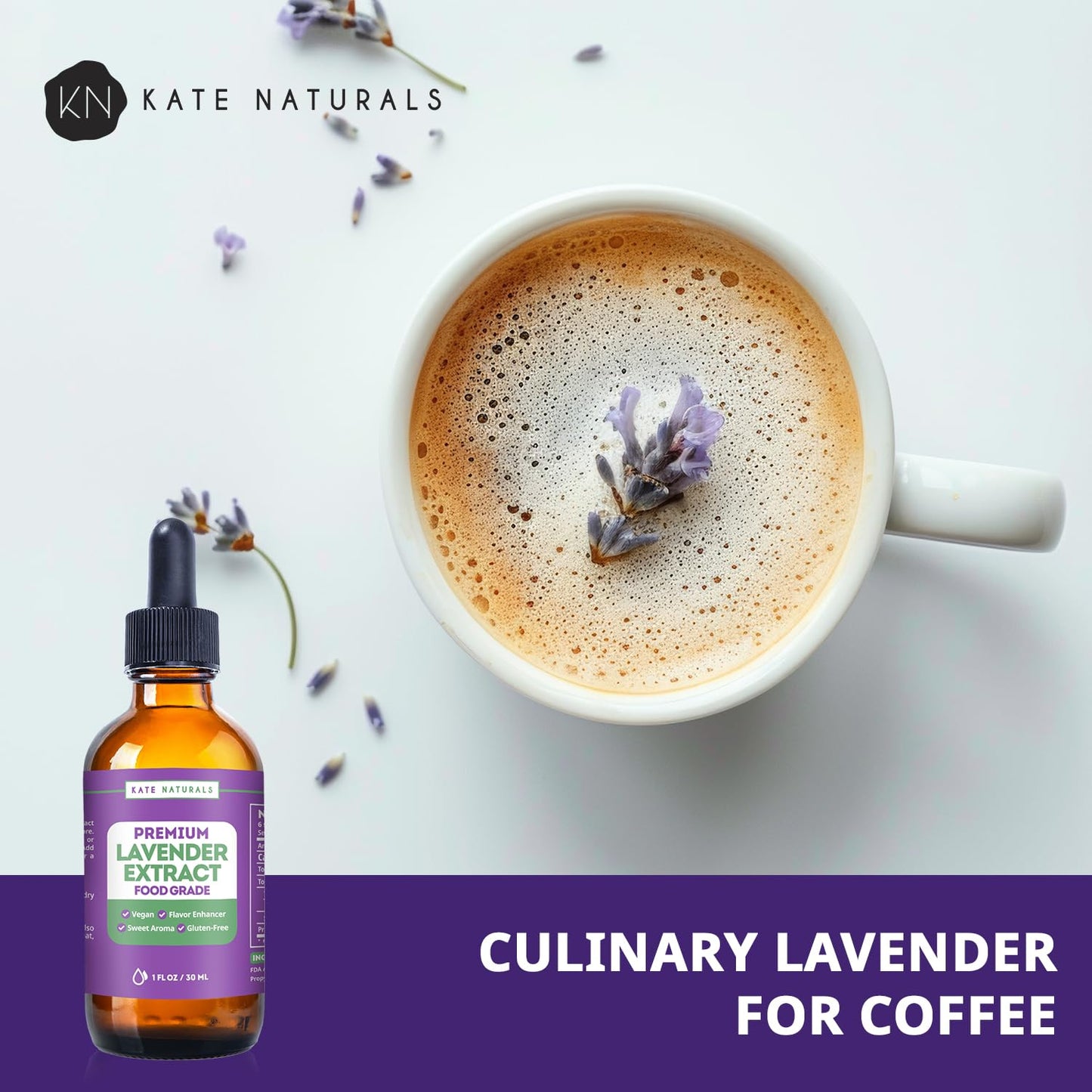 Kate Naturals Lavender Extract -1 oz
