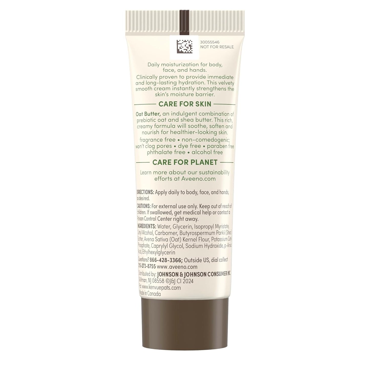 Aveeno Skincare SPF 30 Sunscreen Moisturizer +Moisturizing Cream - 2 Items