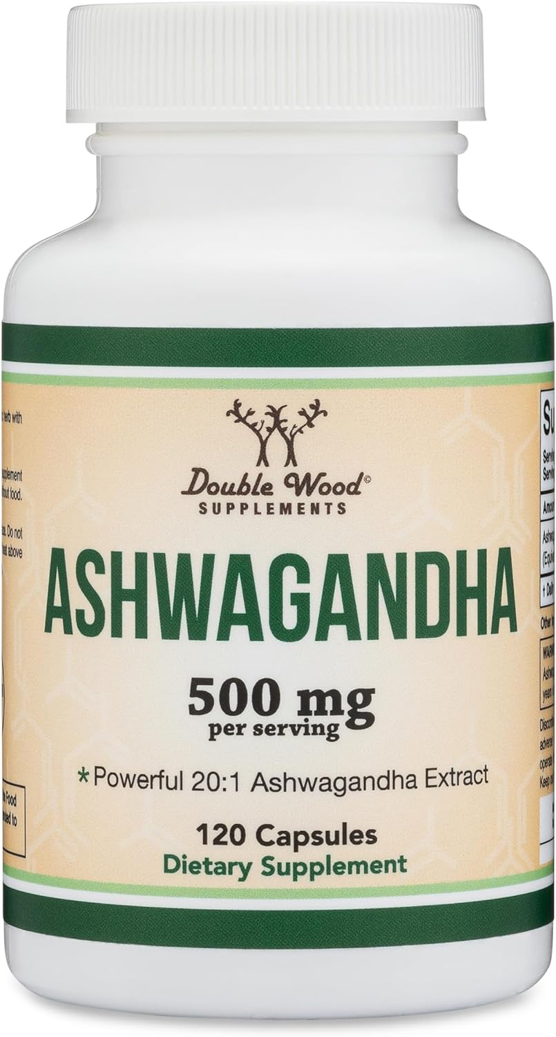 Ashwagandha Equivalent to 10,000mg Adaptogen Stress Relief 120 Capsules