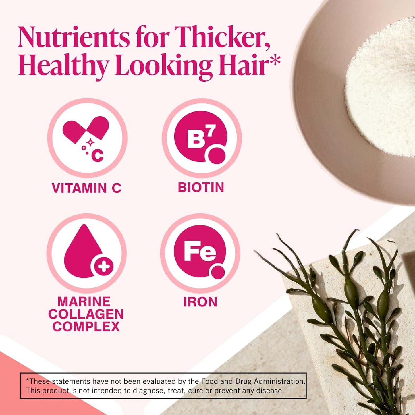 Viviscal Hair Growth Supplements for Women to Grow Thicker 60 Count
