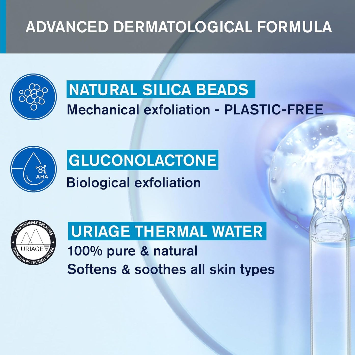 URIAGE Body Scrubbing Cream - 6.76 Oz