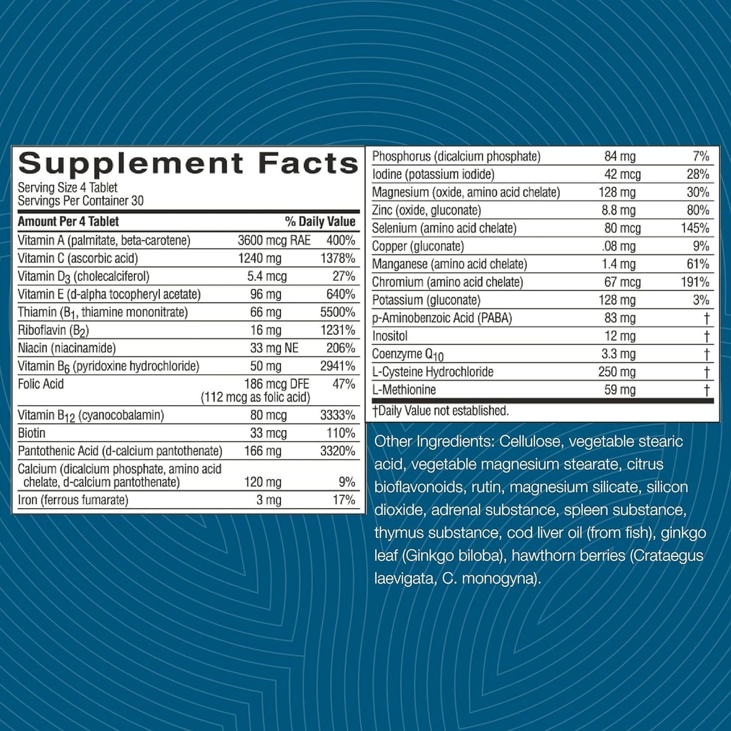 Nature's Sunshine Mega-Chel, 120 Tablets