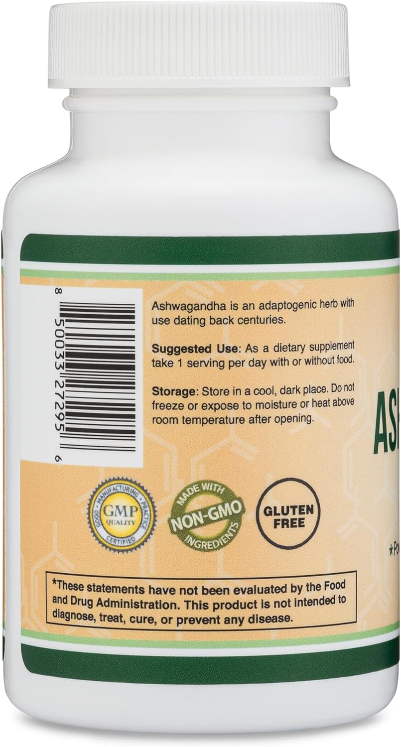 Ashwagandha Equivalent to 10,000mg Adaptogen Stress Relief 120 Capsules
