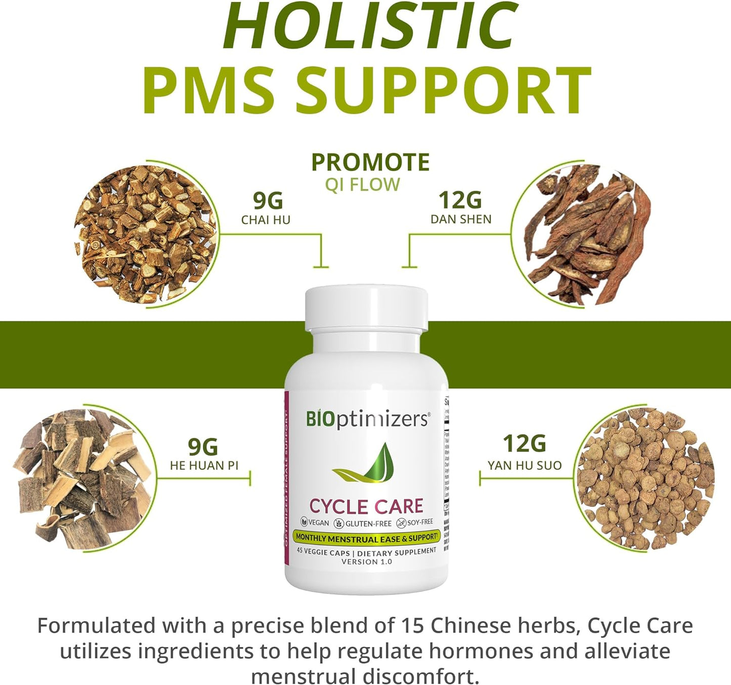 BiOptimizers - Cycle Support - Period Support Supplement for Women - 45 Capsules