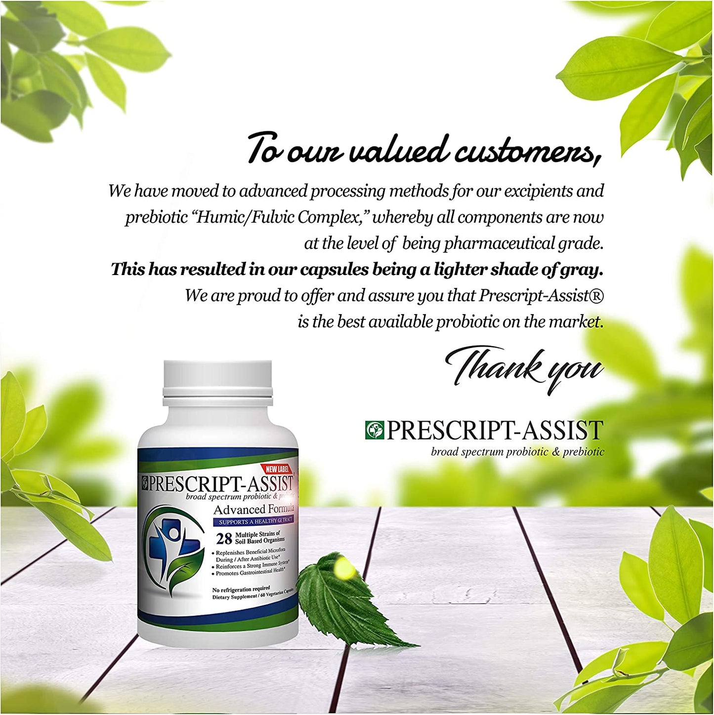 Prescript-Assist Light -28 strains Soil microflora Probiotic and Prebiotic for Children and Adults