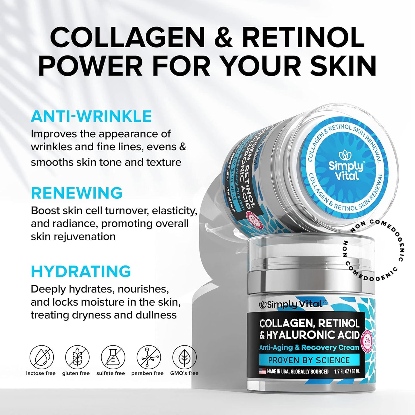 SimplyVital Face Moisturizer Collagen Cream