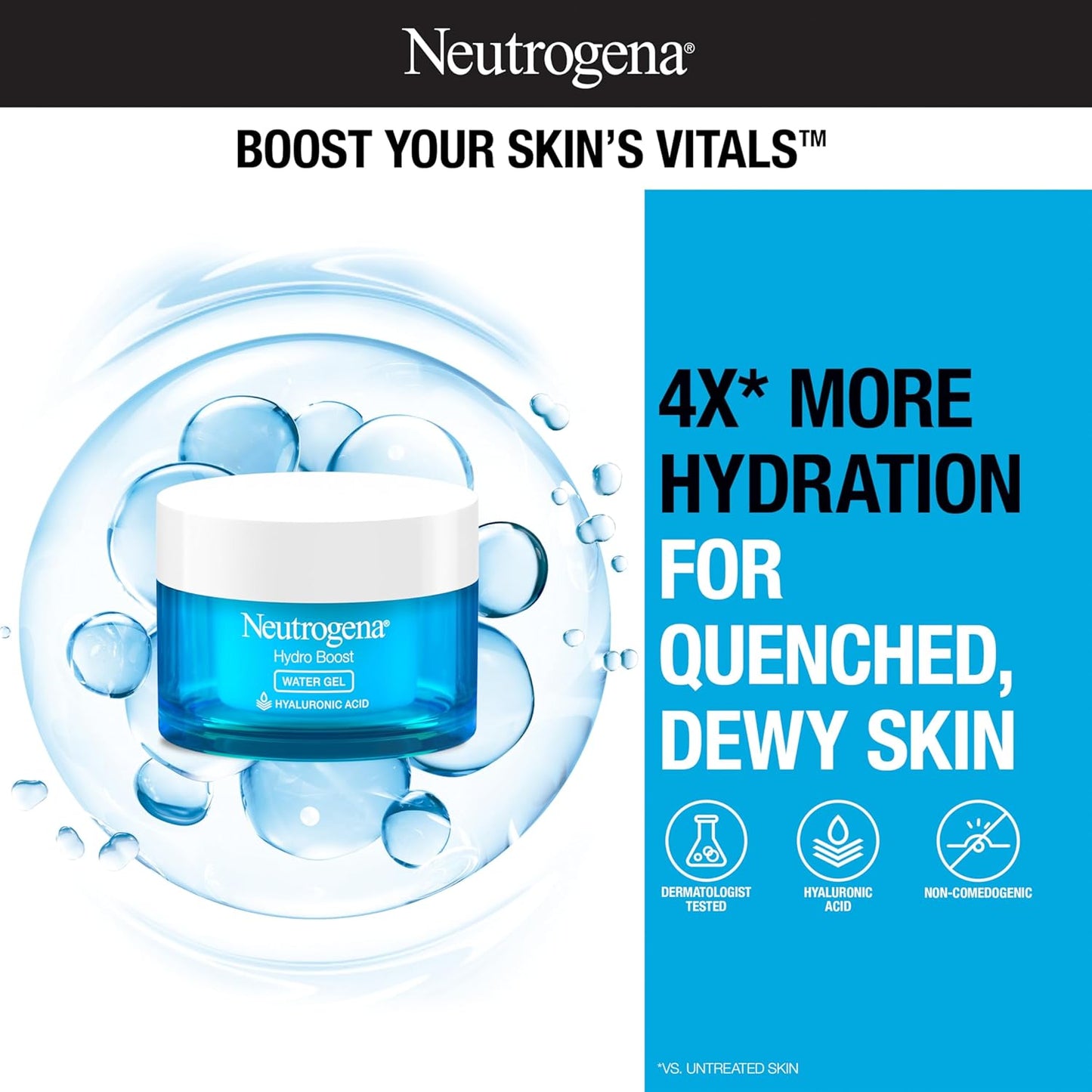Neutrogena Hydro Boost Face Moisturizer with Hyaluronic Acid for Dry Skin