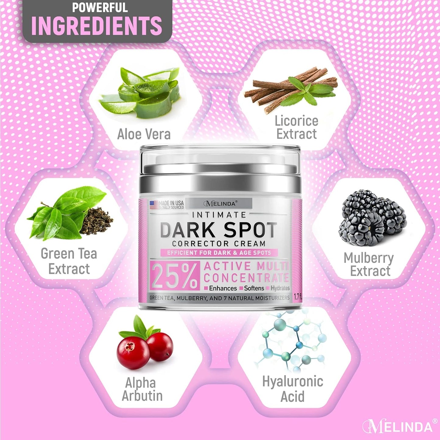 Dark Spot Corrector Cream for Face, Body & Sensitive Areas