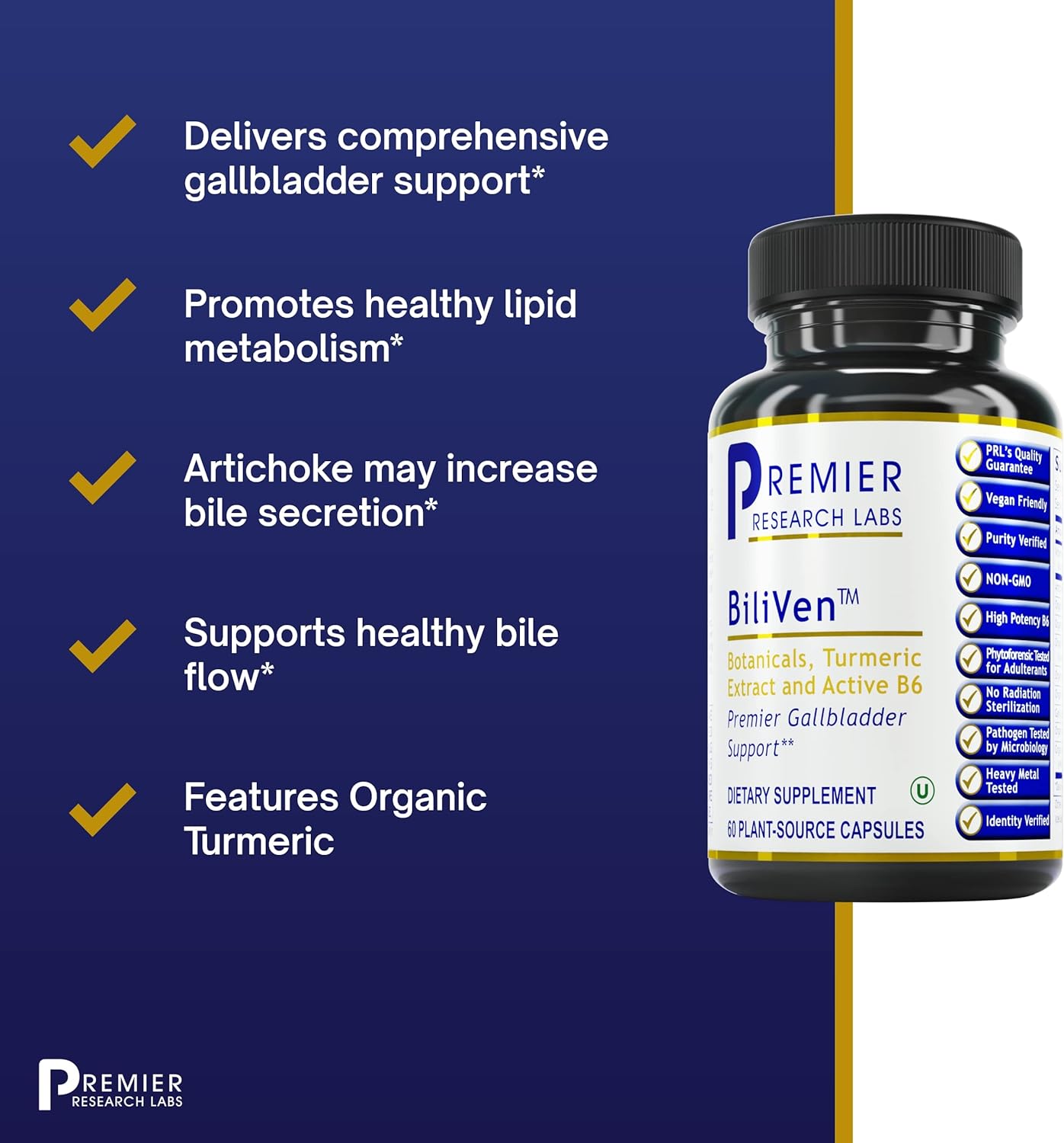 BiliVen TM, 60 Capsules
