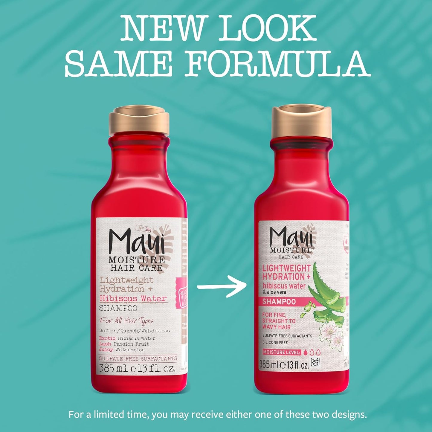Maui Moisture Lightweight Hydration + Hibiscus Water Shampoo -13 Fl Oz