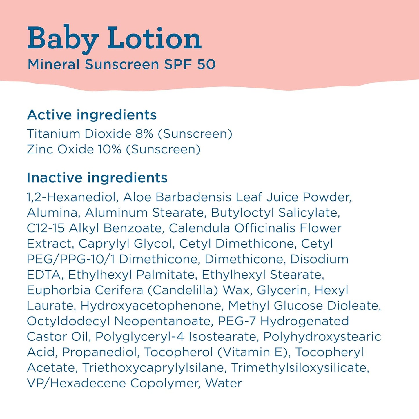 BLUE LIZARD Baby Mineral Sunscreen with Zinc Oxide, SPF 50+ - 3 Ounce