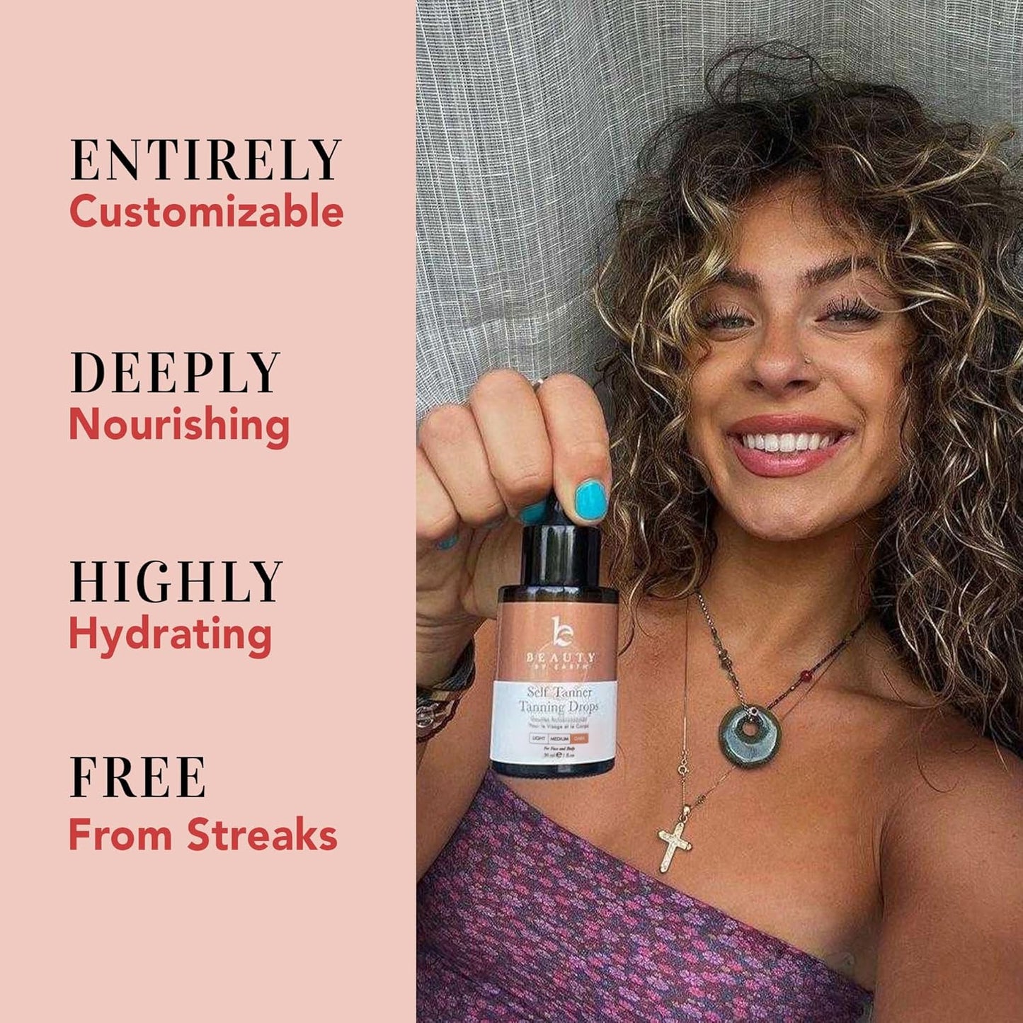 Beauty By Earth Self Tanning Drops for Face - 1 fl oz