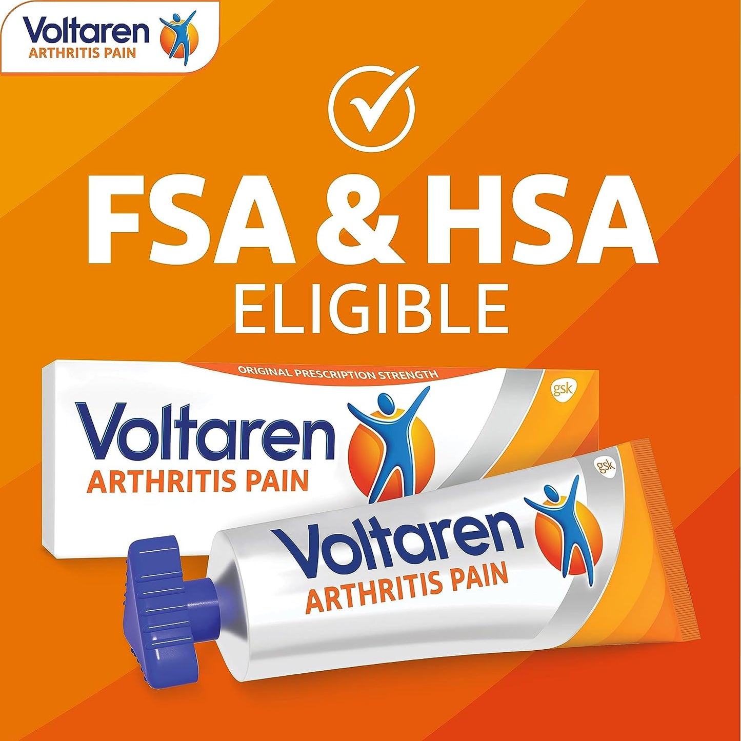 Voltaren Arthritis Pain Gel for Powerful Topical Arthritis Pain Relief, No Prescription Needed - 3.53 Ounce (Pack of 2)