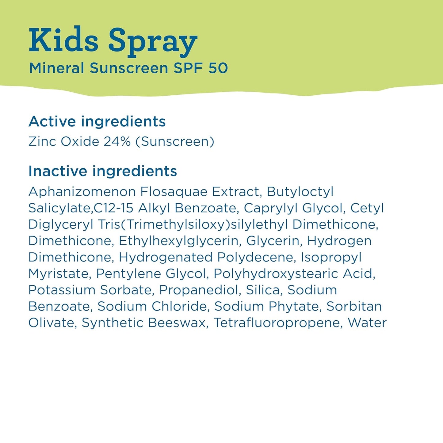 BLUE LIZARD Sunscreen SPF 50+ Spray Kids - 5 Fl Oz Pack of 2