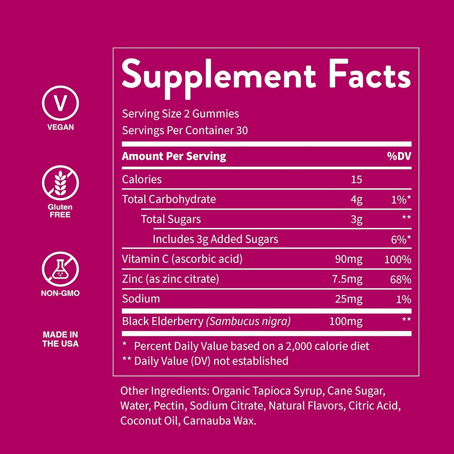 WellPath Boost Elderberry Gummies with Zinc & Vitamin C 60 Ct