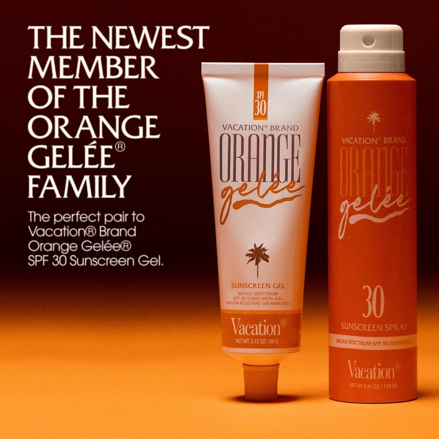 Vacation Orange Gelée SPF 30 Sunscreen Spray Oil & Air 5 Fl. Oz.