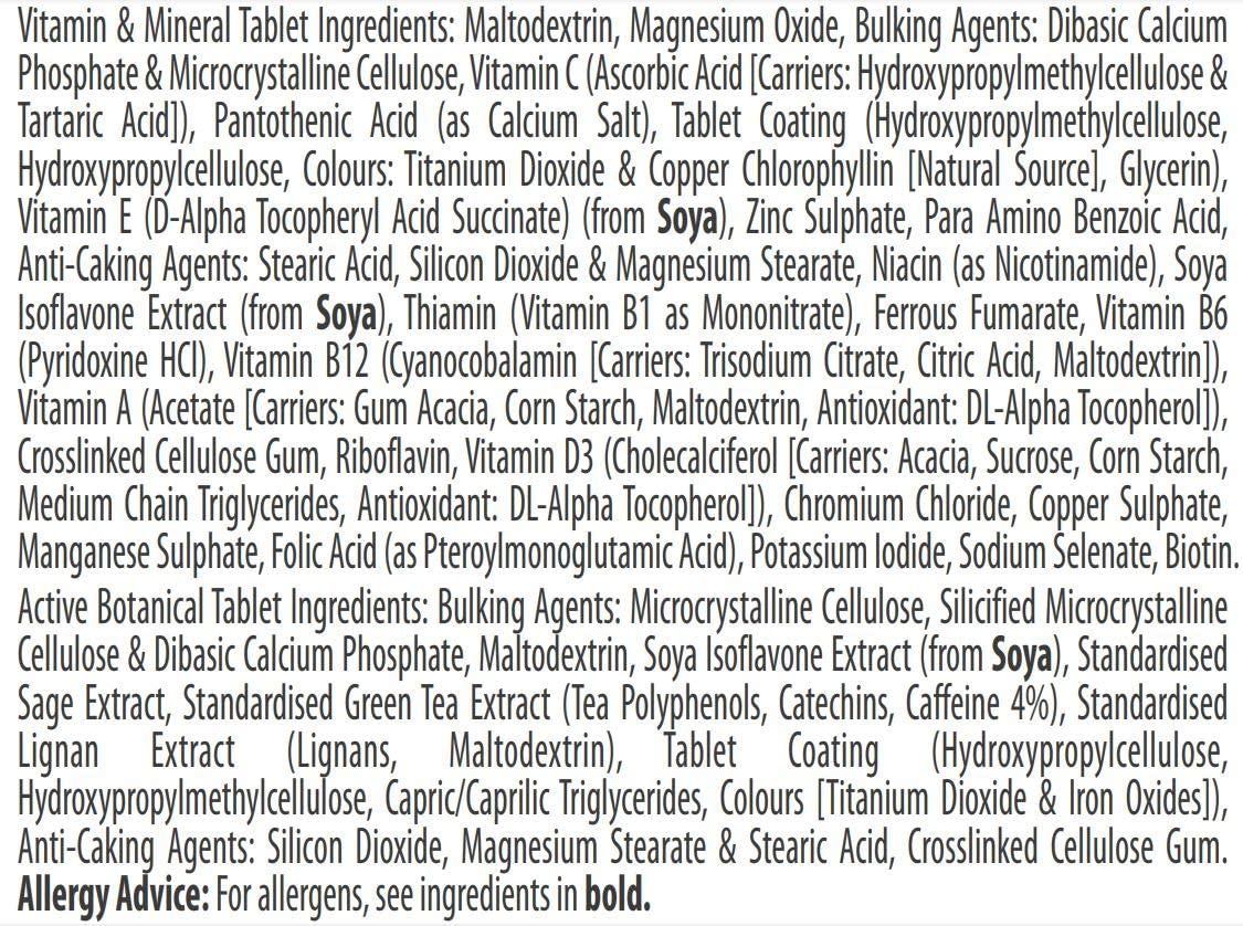 Vitabiotics Menopace Plus Tablets Pack of 56