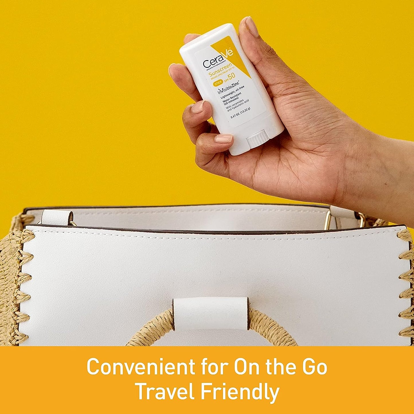 CeraVe Mineral Sunscreen Stick for Kids & Adults 100% Sunscreen