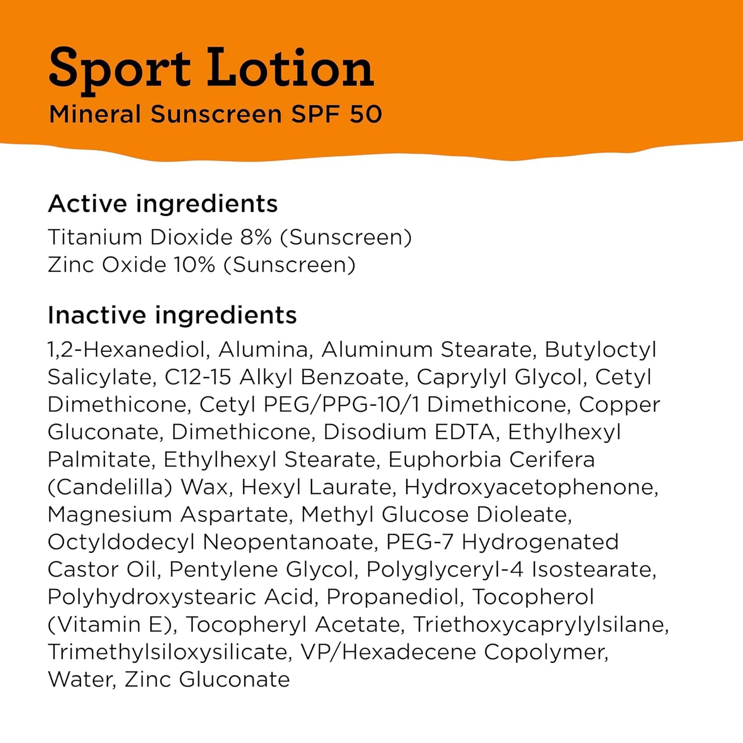 Blue Lizard Sport Mineral SPF 50 Lotion, Ideal for Athletes - 3.0 fl oz