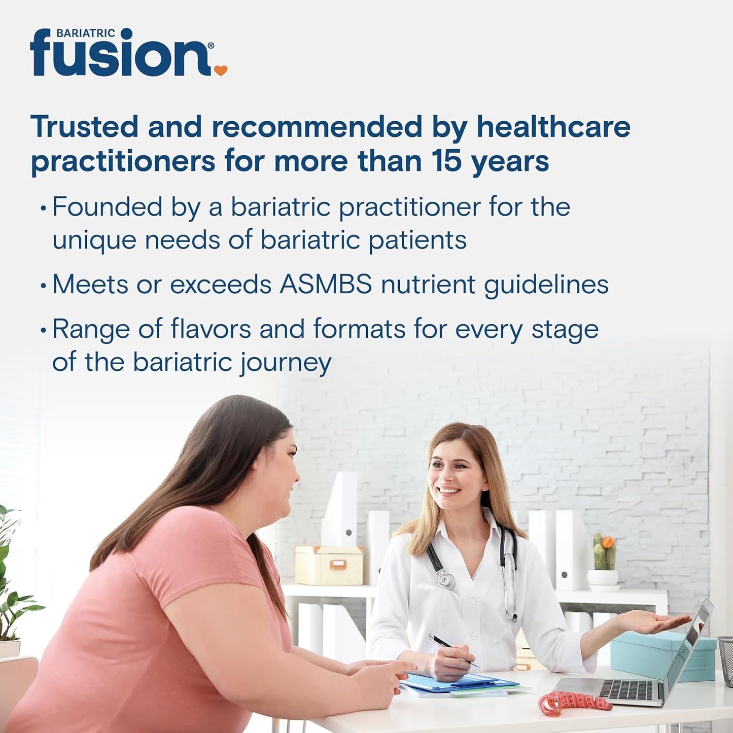 Bariatric Fusion Iron 18 mg Supplement for Women Quick Melt - 90 Count