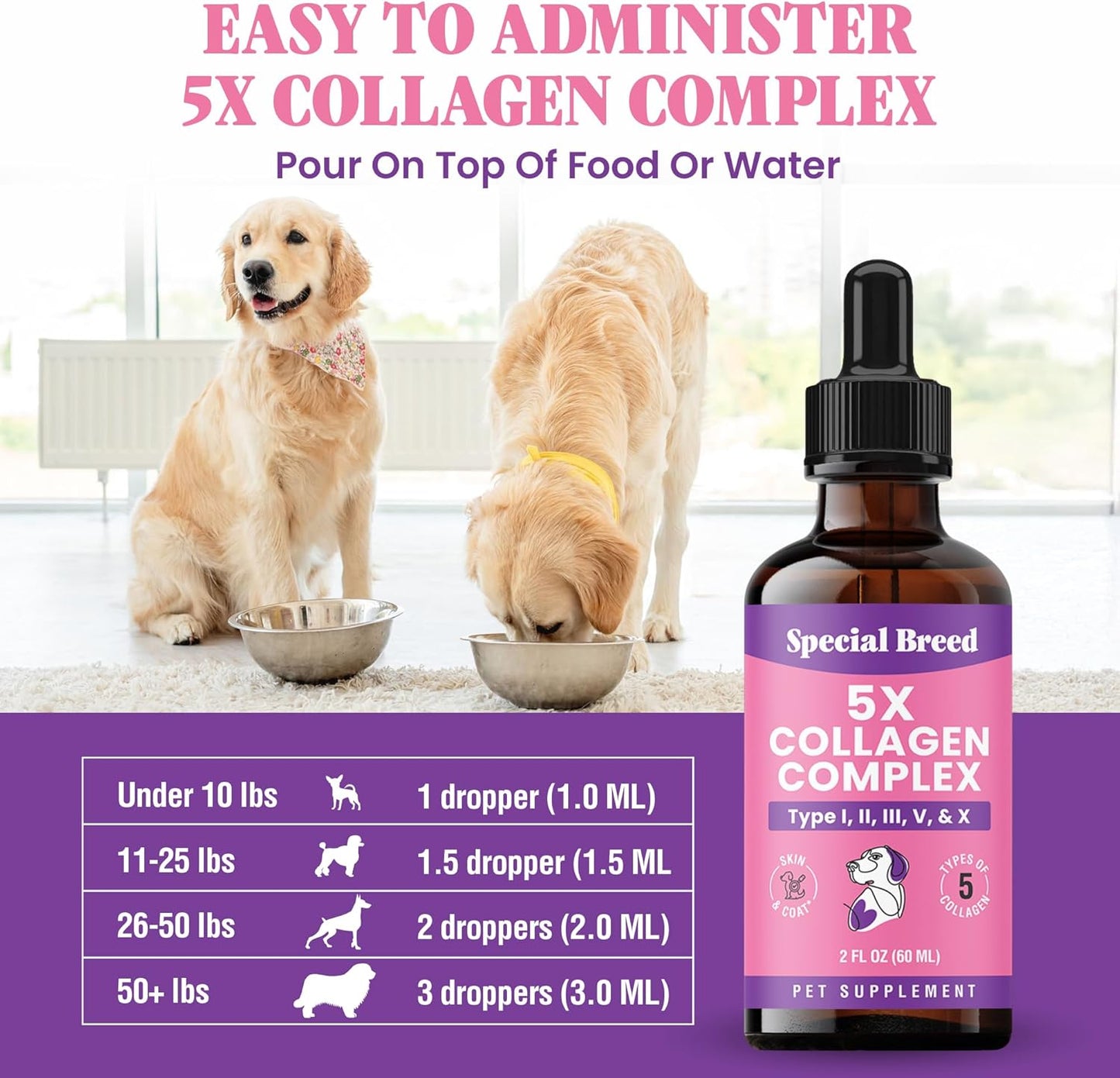 Premium Collagen for Dogs -- 2oz