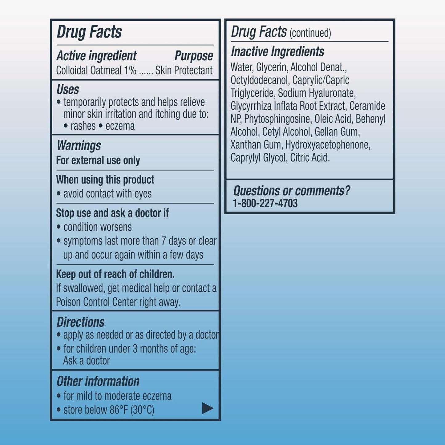 Eucerin Eczema Relief Hydrogel for Dry, 5 Fl Oz Tube