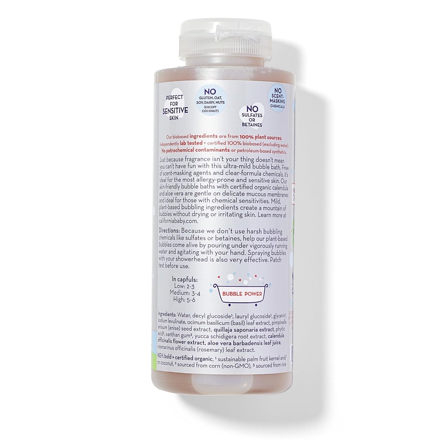 California Baby Super Sensitive Bubble Bath 13 Fl oz