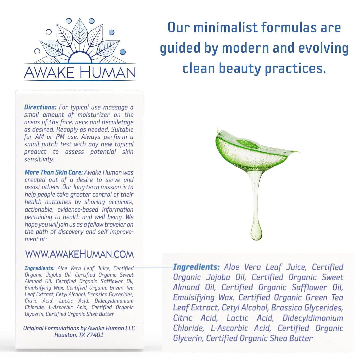 Awake Human Natural Face Moisturizer