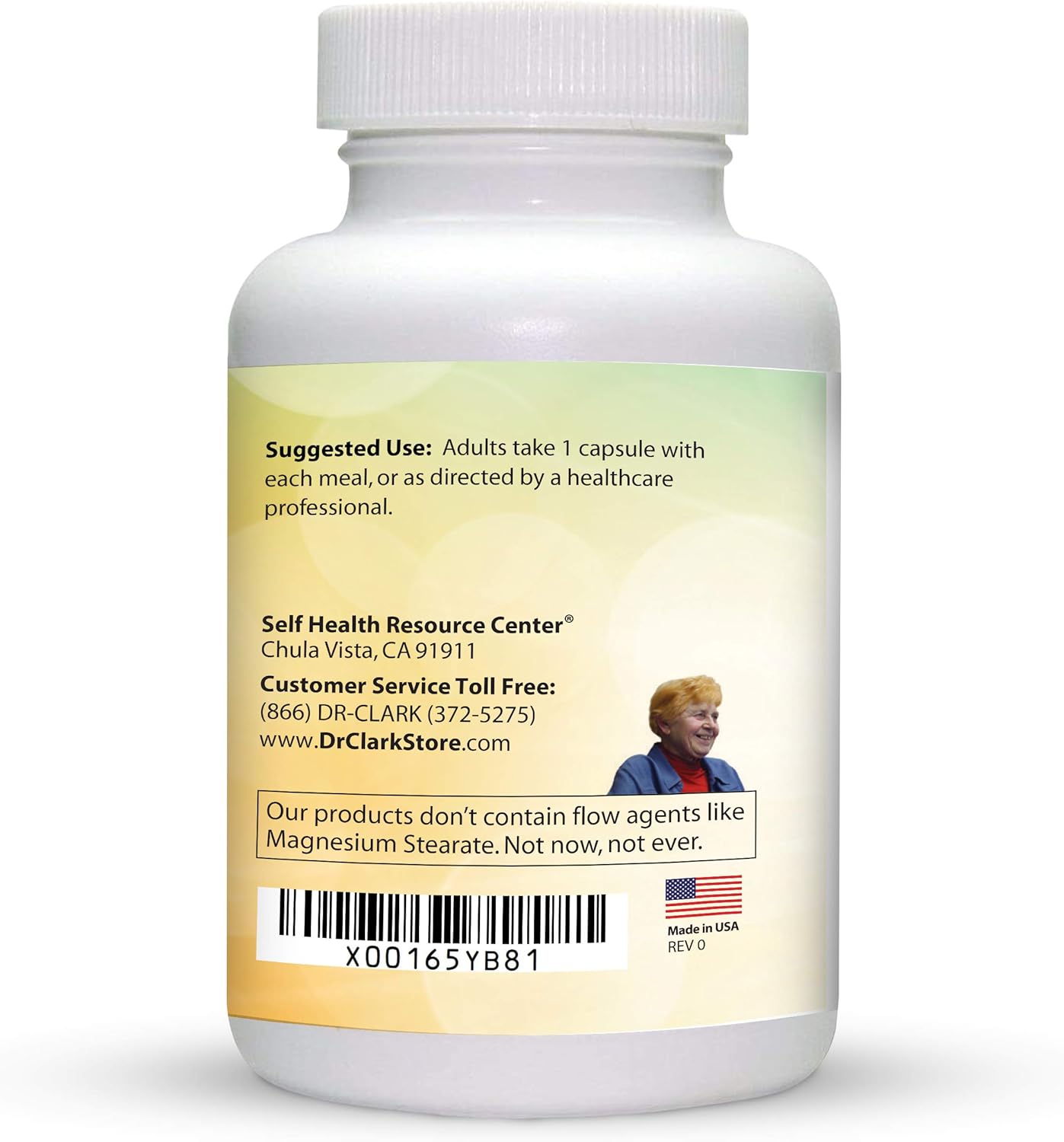 Dr. Clark Pancreatin 8X Enzyme Supplement 500mg - 100 Gelatin Capsules