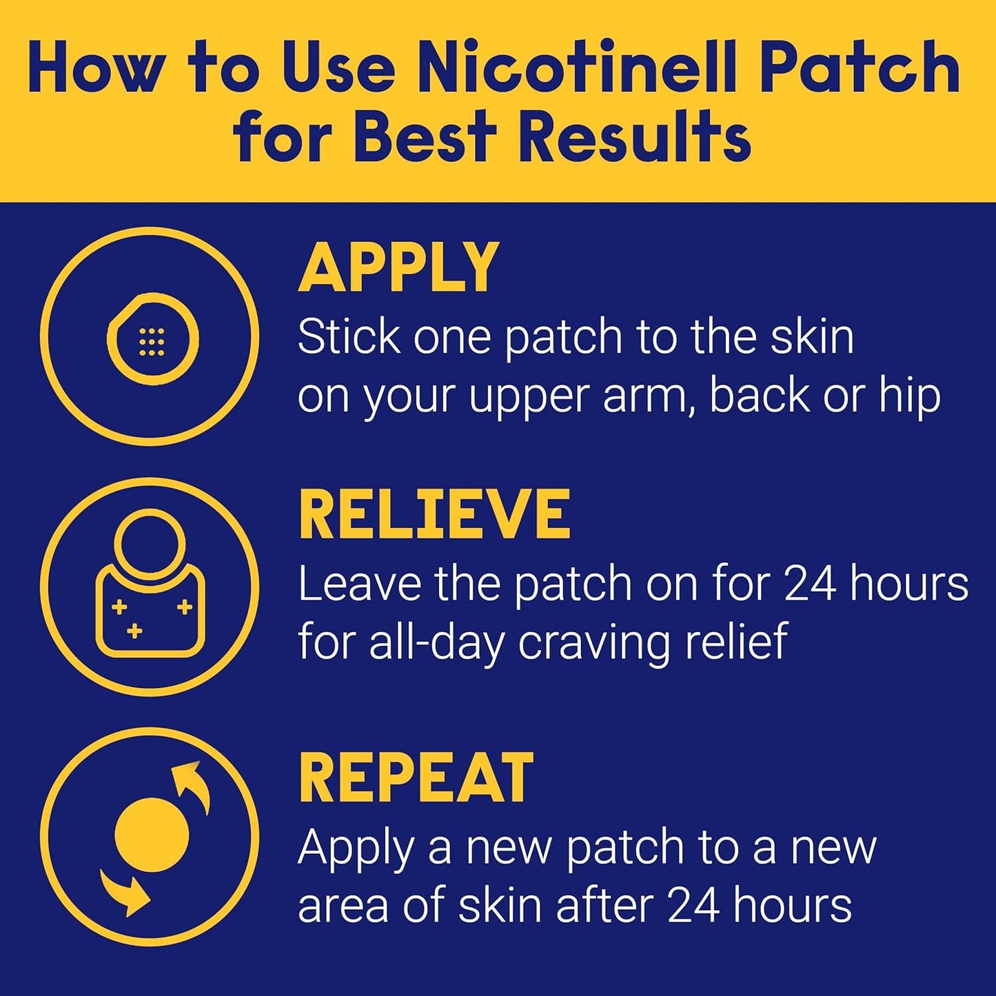 Nicotinell Nicotine 14mg Patch (Pack of 7) Step 2 Quit Smoking Aid
