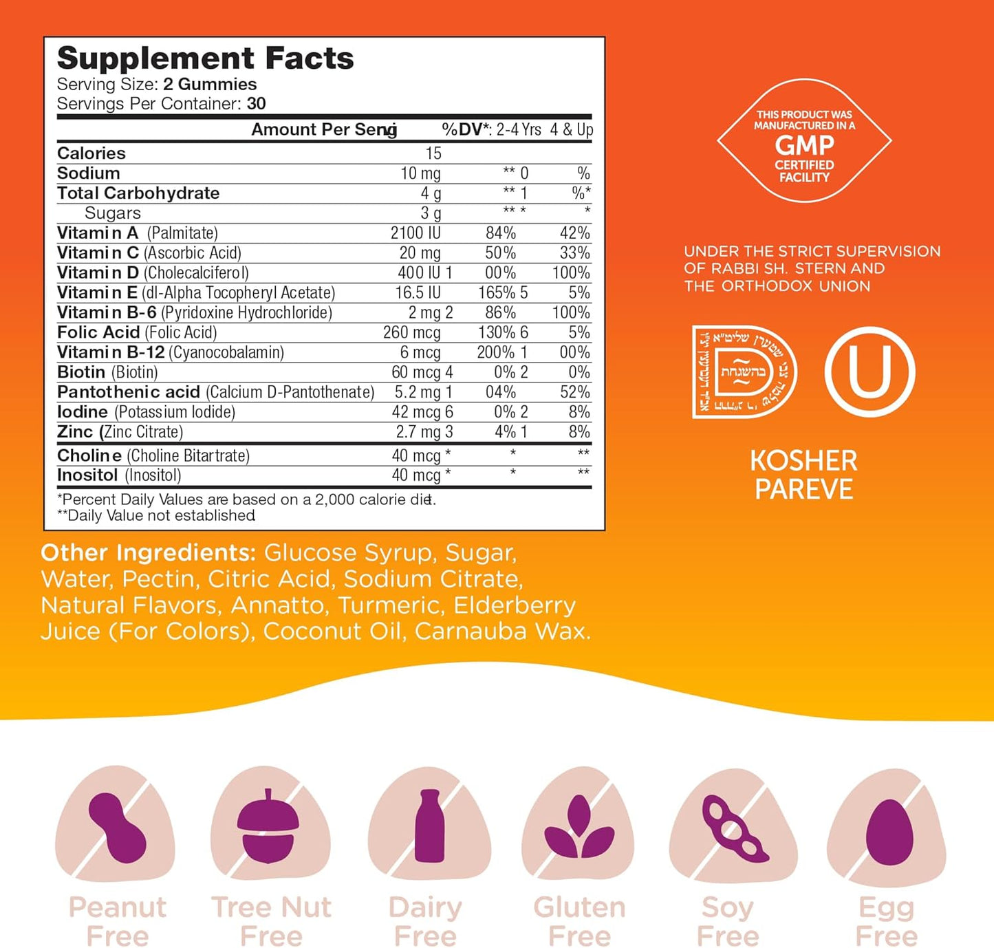 Zahler - Chapter One Kids Multivitamin Gummy with 13 Vitamins & Nutrients (60 Flavored Gummies)