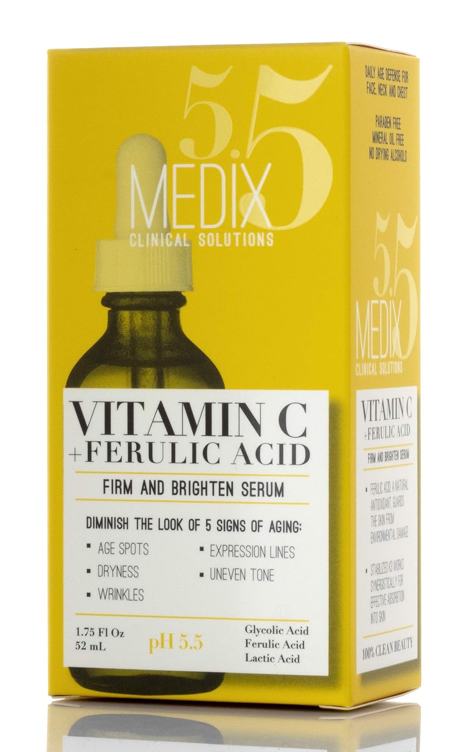 Medix Vitamin C Facial Serum Skin Care Booster For Age Spots, Wrinkles, & Fine Lines
