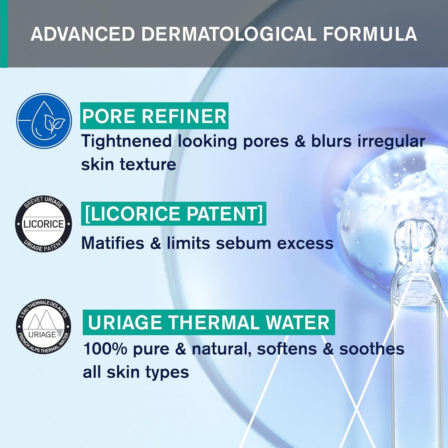 Uriage Micellar Water with Apple Extract - 17 Fl oz