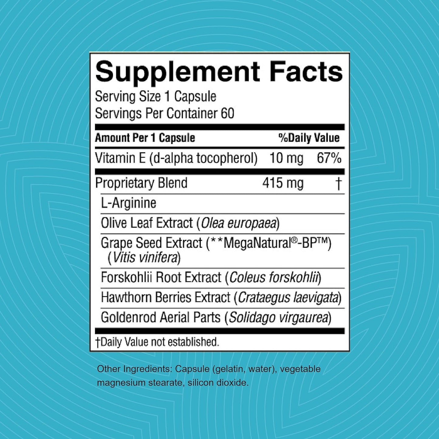 Nature's Sunshine Blood Pressurex 60 Capsules