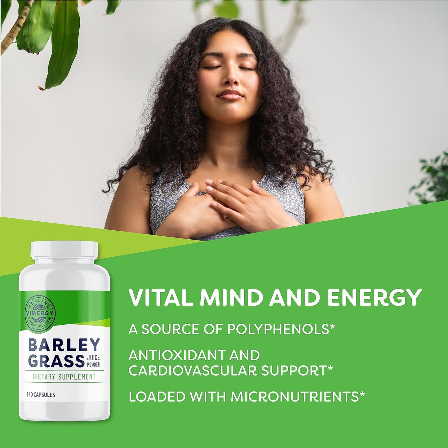 Vimergy Barley Grass 240 Capsules