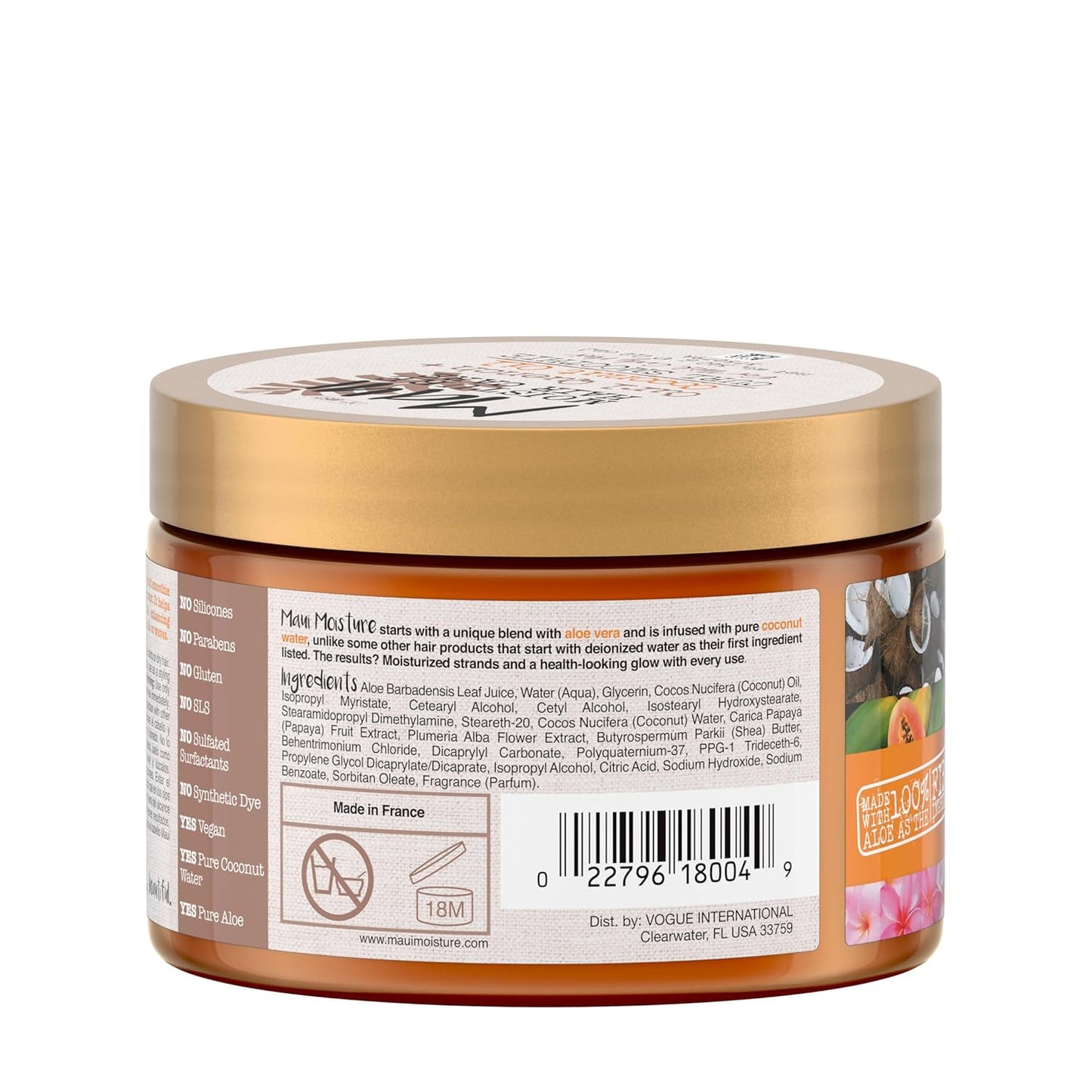 Maui Moisture Hydrating Curl Smoothie with Coconut Oil - 12 Ounce