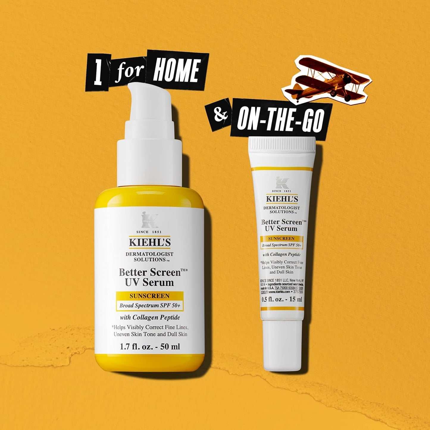 Kiehl's Better Screen UV Serum SPF 50+ 0.5 Fl Oz
