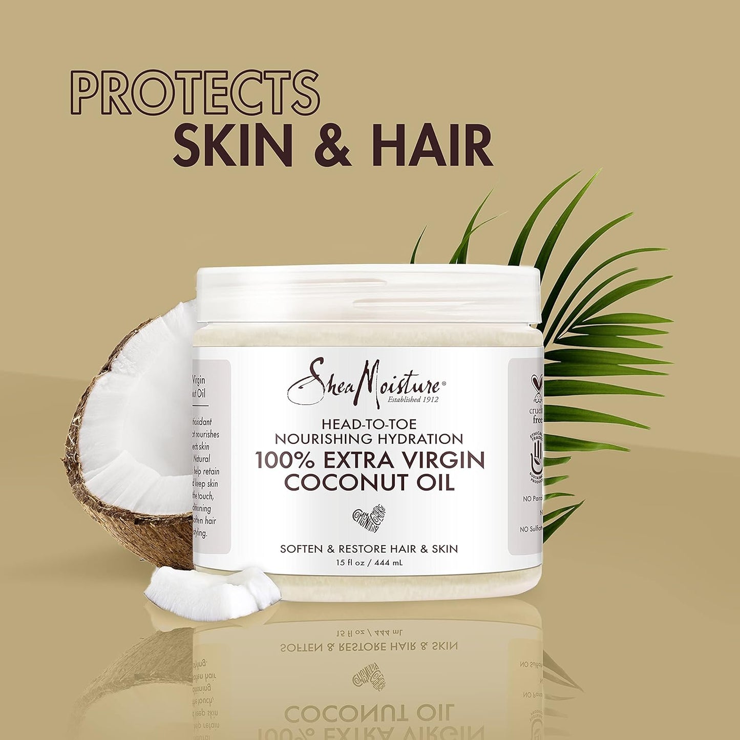 SheaMoisture Body Moisturizer For Dry Skin Virgin Coconut Oil Nourishing Hydration