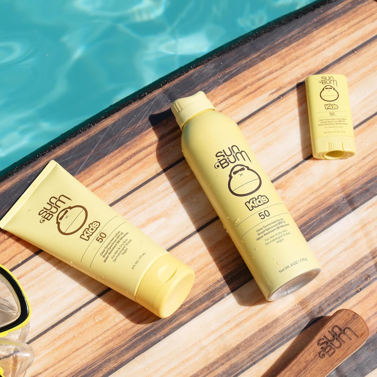 Sun Bum Kids SPF 50 Clear Face Stick Sunscreen 0.53 oz