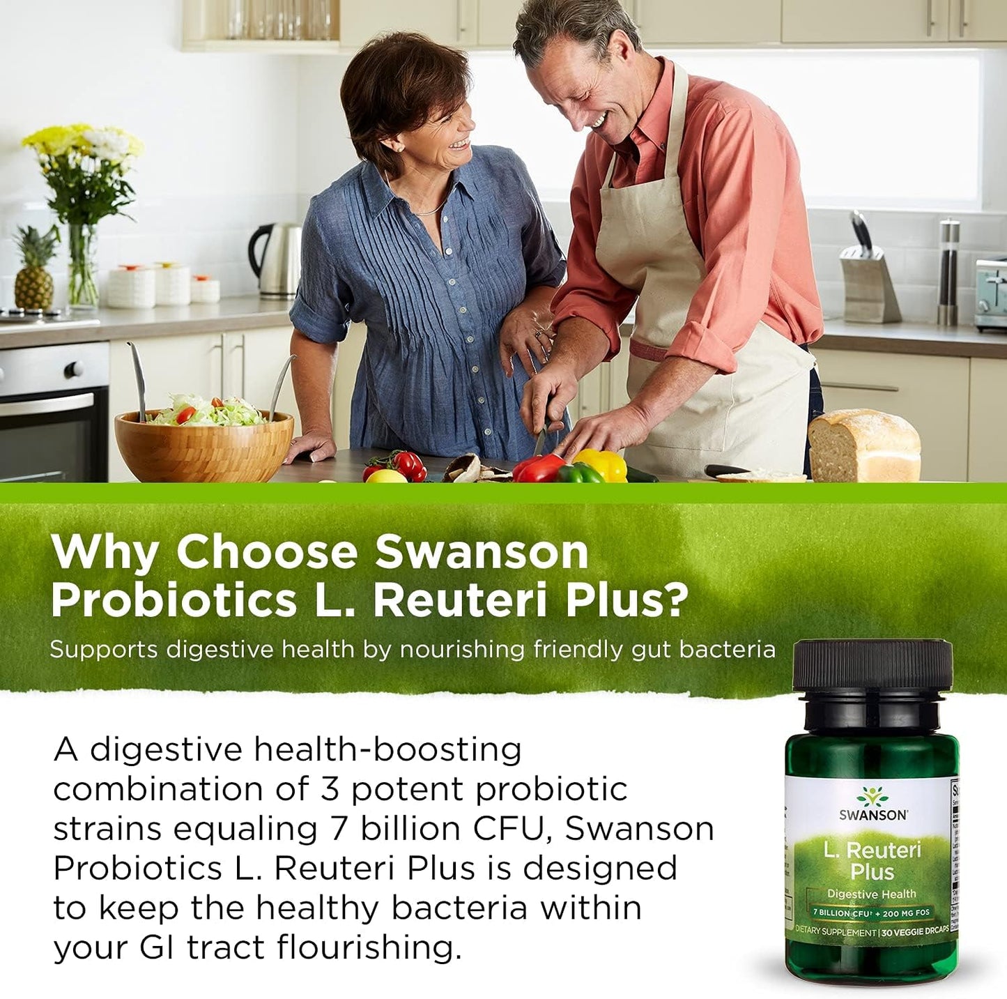 Swanson L. Reuteri Probiotic Plus w/L. Rhamnosus L